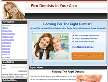Tablet Screenshot of dentistoffices.org